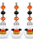 2" MINI HALLOWEEN BALL ORNAMENT (SET/3)– BATTY CANDY CORN