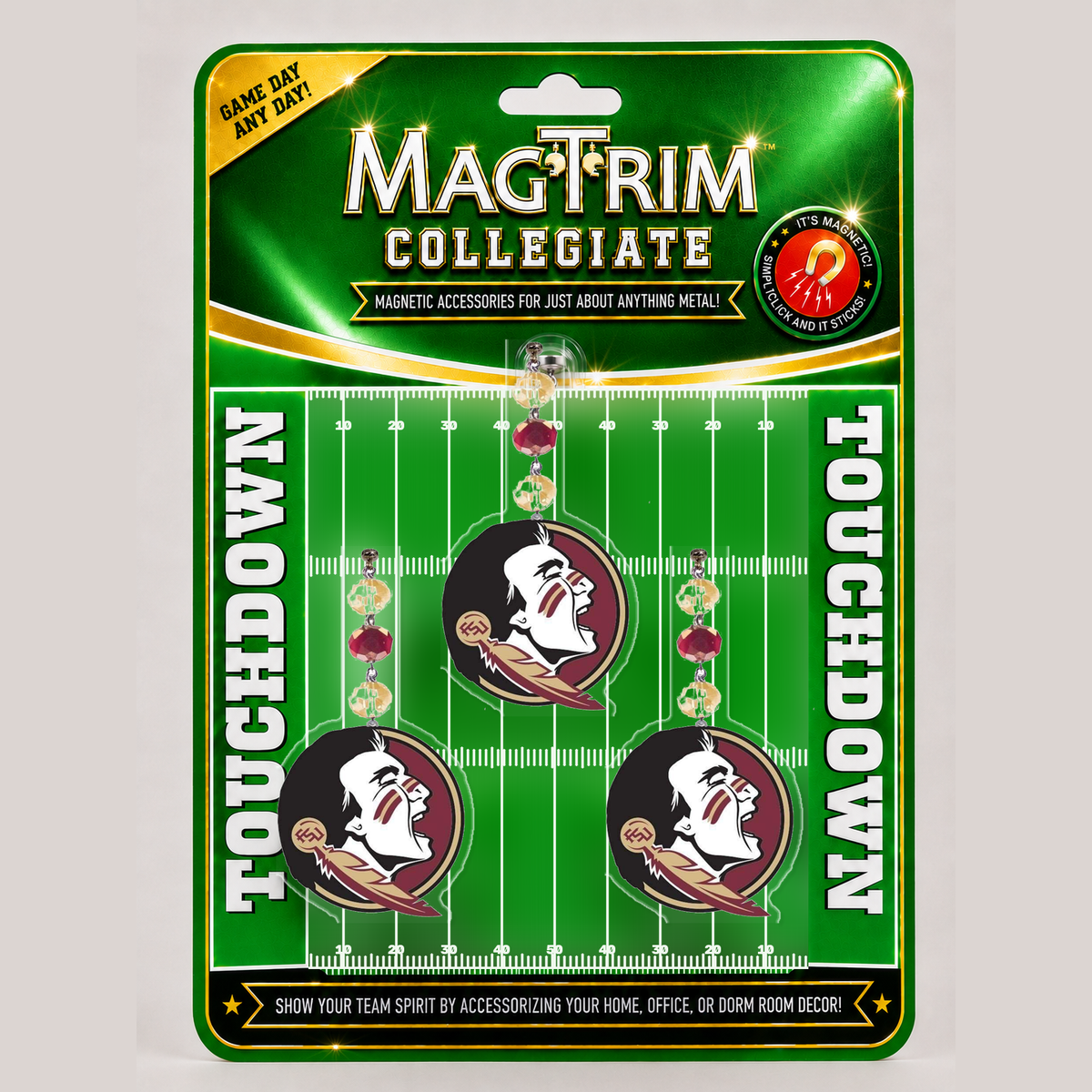 Florida State University - Logo Acrylic magnetic chandelier ornament