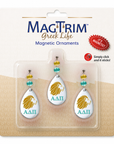 Greek Logo Crystal - Badge-Alpha Delta Pi   (Set of 3) MAGNETIC ORNAMENT Blister Pack  Set/3