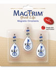 Greek Logo Crystal - Badge - Kappa Kappa Gamma (Set of 3) MAGNETIC ORNAMENT Blister Pack  Set/3