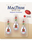Greek Logo Crystal - Crest- Alpha Chi Omega   (Set of 3) MAGNETIC ORNAMENT Blister Pack  Set/3