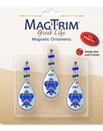 Greek Logo Crystal - Crest - Kappa Kappa Gamma (Set of 3) MAGNETIC ORNAMENT Blister Pack  Set/3