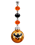 2" MINI HALLOWEEN BALL ORNAMENT (SET/3)– BAT