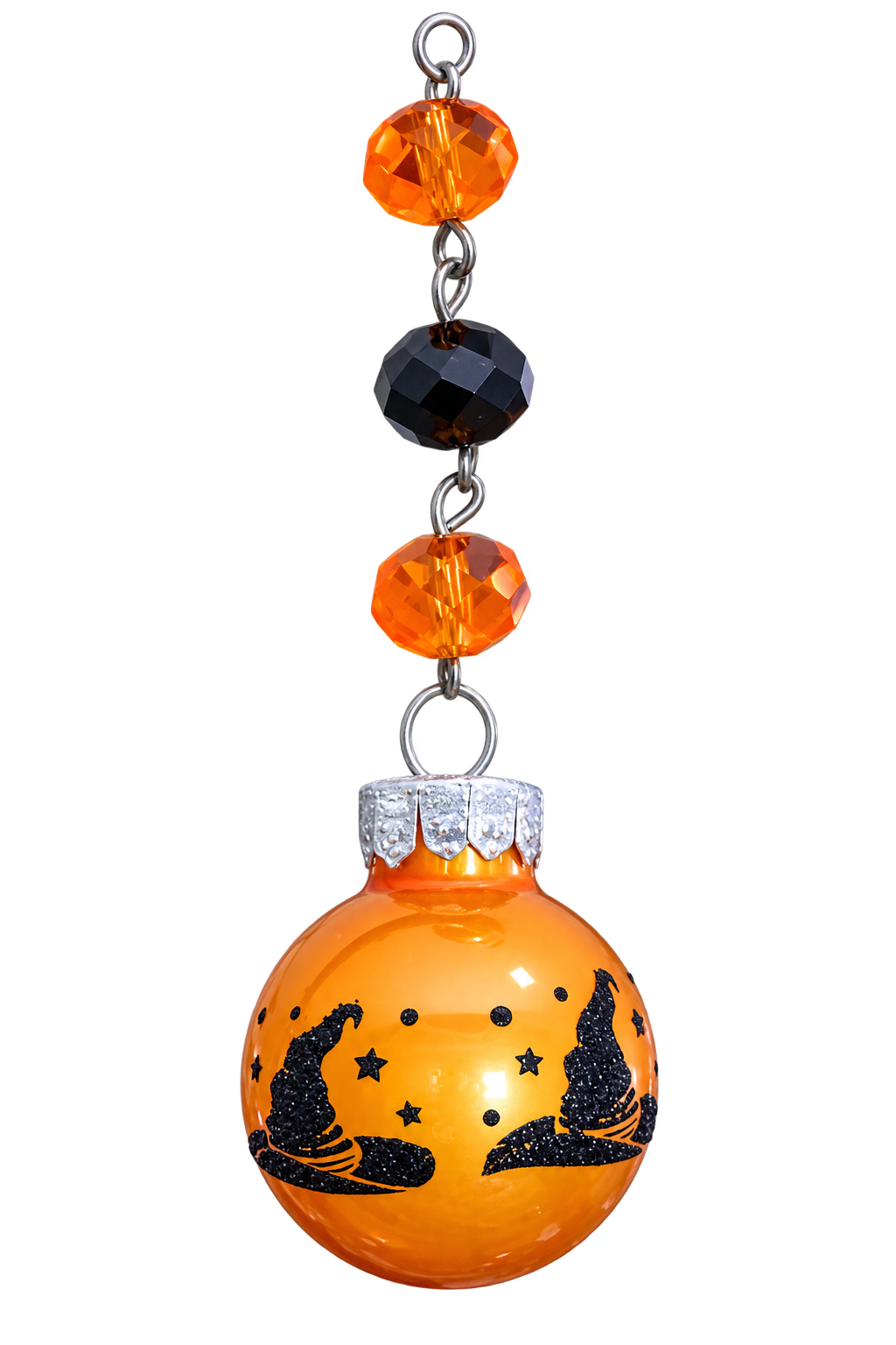 2" MINI HALLOWEEN BALL ORNAMENT (SET/3)– WITCH HAT