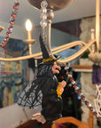 GERDY THE WITCH (Set/3) or (Set/1) MAGNETIC HALLOWEEN CHANDELIER ORNAMENT