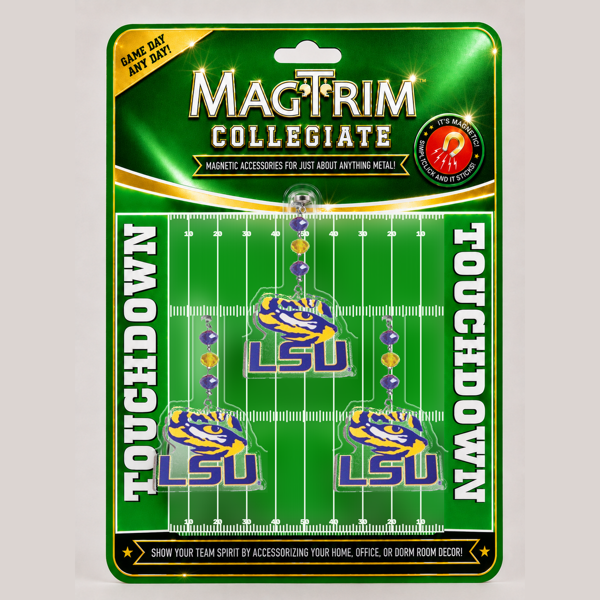 Louisiana State University - Logo Acrylic magnetic chandelier ornament