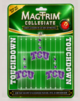 Texas Christian University - Logo Acrylic  (set of 3)  MAGNETIC ORNAMENT
