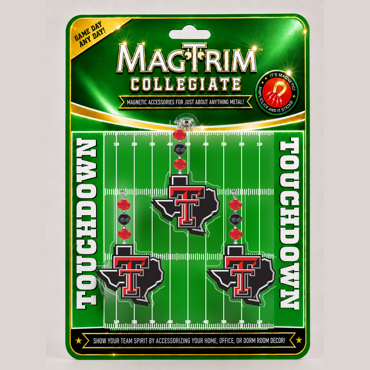 Texas Tech University - Logo Acrylic magnetic chandelier ornament