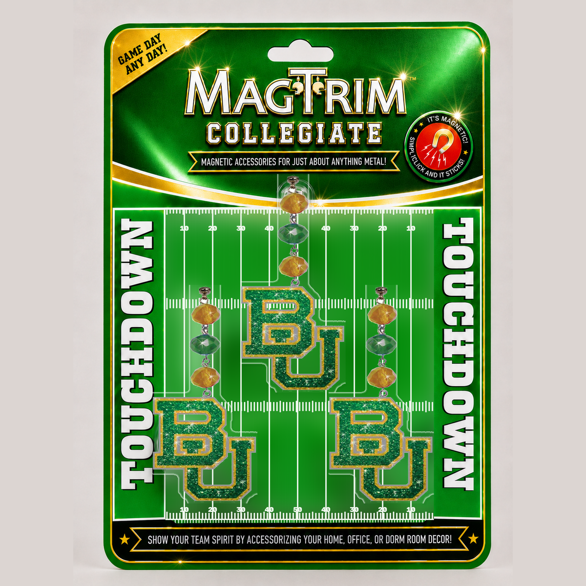 Baylor University - Logo Bling magnetic chandelier ornament