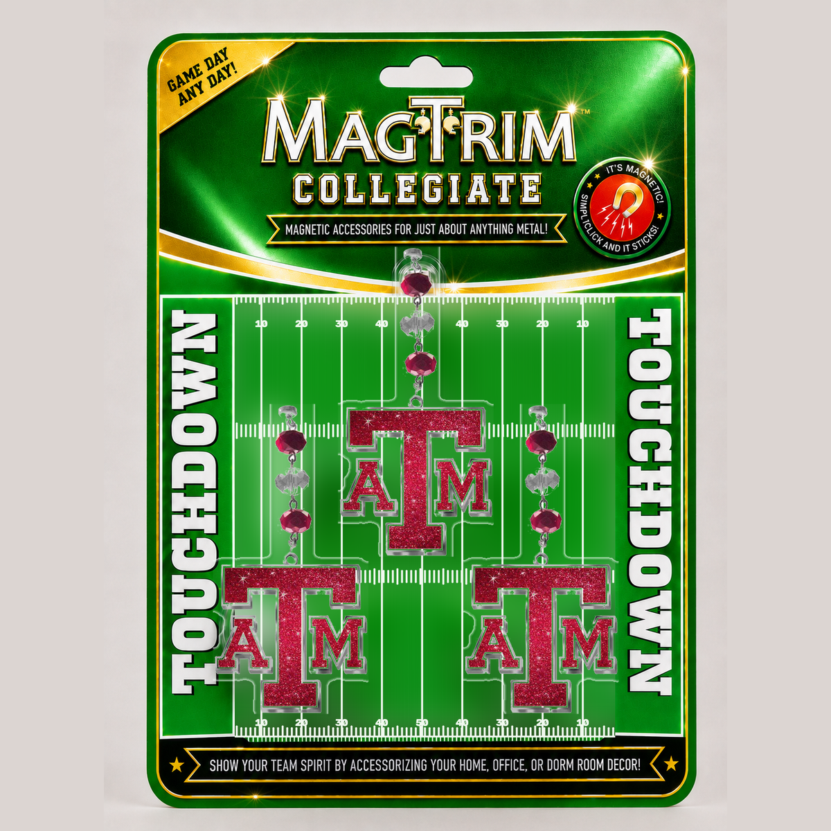 Texas a & M University - Logo Bling magnetic chandelier ornament