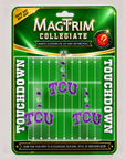 Texas Christian University - Logo Bling  (set of 3) MAGNETIC ORNAMENT
