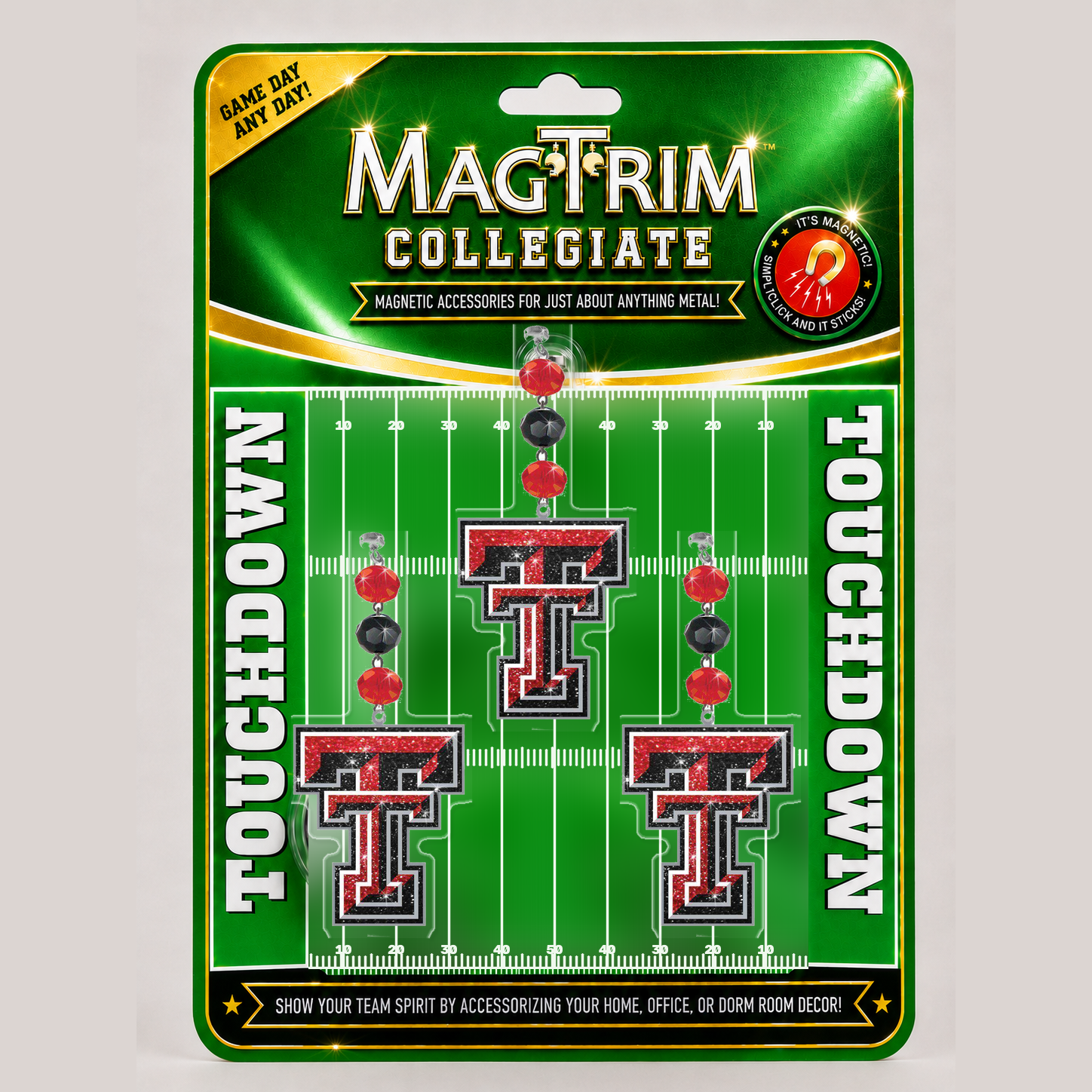 Texas Tech University - Logo Bling magnetic chandelier ornament