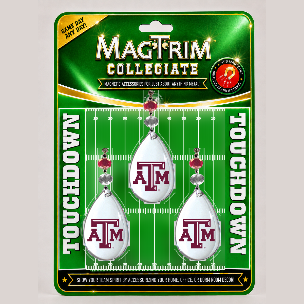 Texas a & M University - Logo Crystal magnetic chandelier ornament