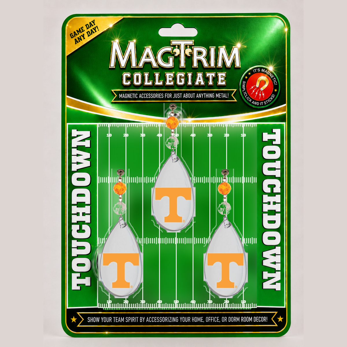University of Tennessee - Logo Crystal magnetic chandelier ornament