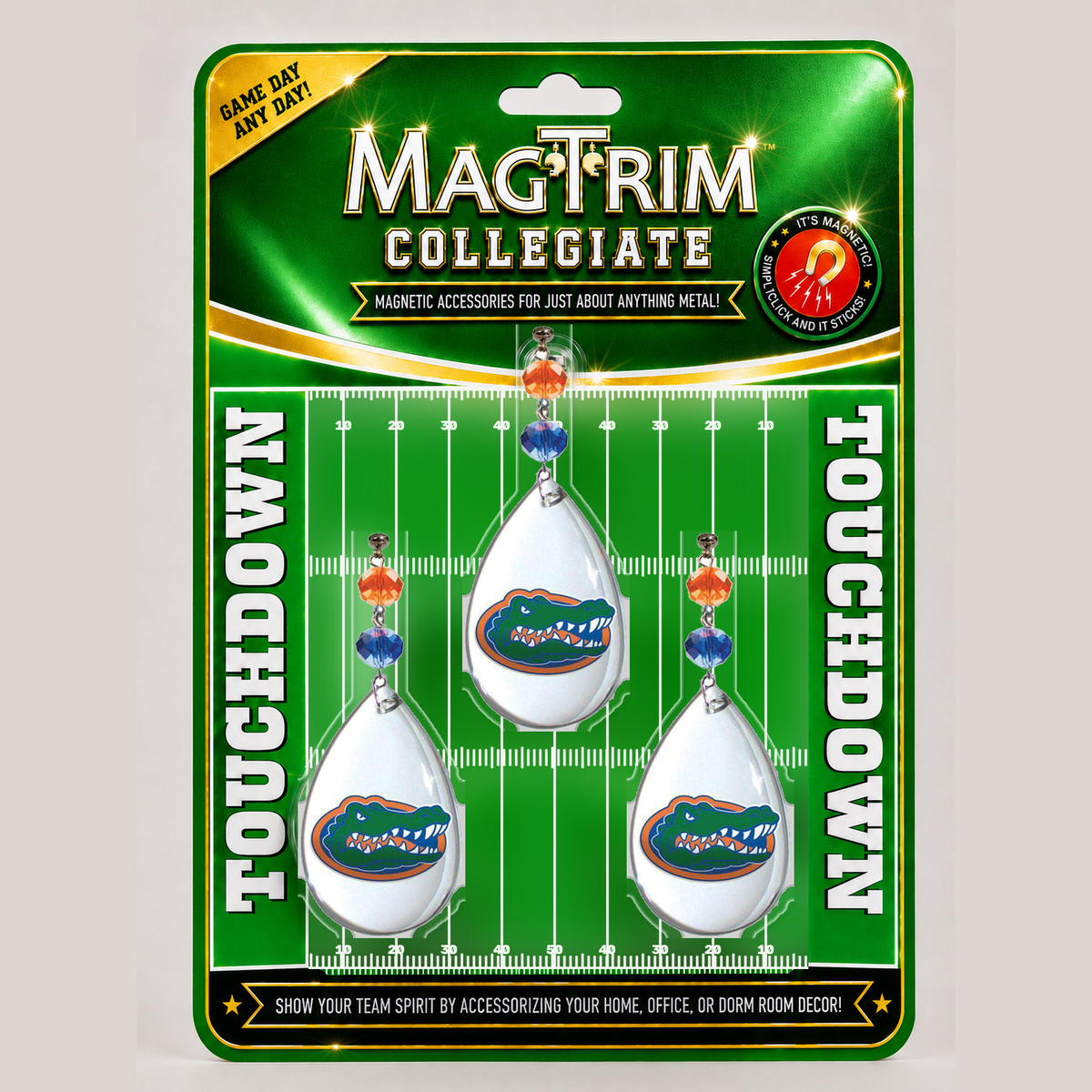 University of Florida - Logo Crystal magnetic chandelier ornament
