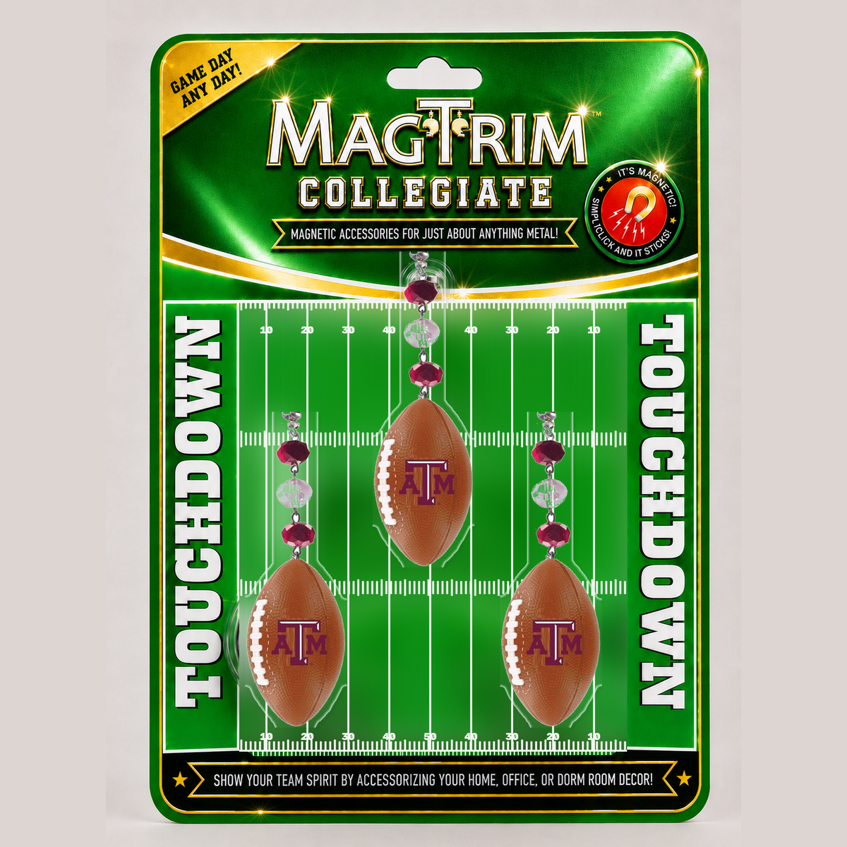 Texas a & M University - Team Football magnetic chandelier ornament
