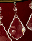 4", 3", 2.5" CLEAR TRADITIONAL CRYSTAL PENDALOGUE - 3 Sizes Available - Magnetic Chandelier Crystal