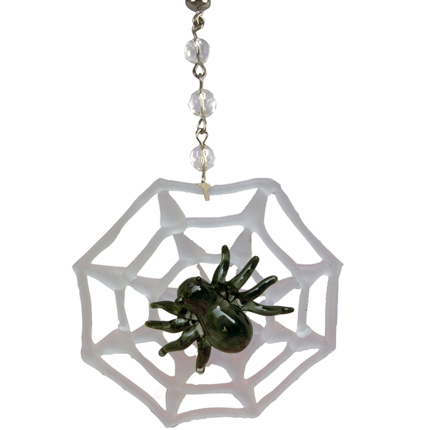 HALLOWEEN CHANDELIER MAKEOVER KIT - (3) Spider Web + (3) 12" Black Garland