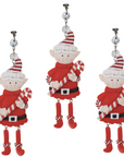 RED HOLIDAY ELF (Set/3) - MAGNETIC CHANDELIER ORNAMENT