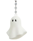 3" WHITE GHOST (Set/3) MAGNETIC HALLOWEEN CHANDELIER ORNAMENT