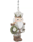 RUSTIC WOODLAND NUTCRACKER (Set/1) MAGNETIC CHANDELIER ORNAMENT