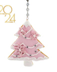 PINK PEARL TREE (Set/3) or (Set/1) MAGNETIC CHANDELIER ORNAMENT