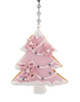 PINK PEARL TREE (Set/3) or (Set/1) MAGNETIC CHANDELIER ORNAMENT