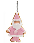 PINK SANTA (Set/3) or (Set/1) MAGNETIC CHANDELIER ORNAMENT