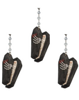 5" COFFIN (Set/1) OR  (Set/3) MAGNETIC HALLOWEEN CHANDELIER ORNAMENT