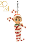 BABY HOLIDAY ELF (Set/1 OR Set/3) - MAGNETIC CHANDELIER ORNAMENT