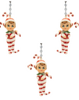 BABY HOLIDAY ELF (Set/1 OR Set/3) - MAGNETIC CHANDELIER ORNAMENT