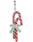 WHIMSICAL CANDY CANE (Set/1) MAGNETIC CHANDELIER ORNAMENT