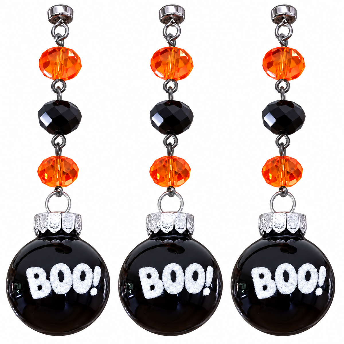 2" MINI HALLOWEEN BALL ORNAMENT (SET/3)– BOO