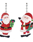 HOLIDAY SANTA - MULTIPLE STYLES (Set/1) MAGNETIC CHANDELIER ORNAMENT