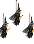 GERDY THE WITCH (Set/3) or (Set/1) MAGNETIC HALLOWEEN CHANDELIER ORNAMENT