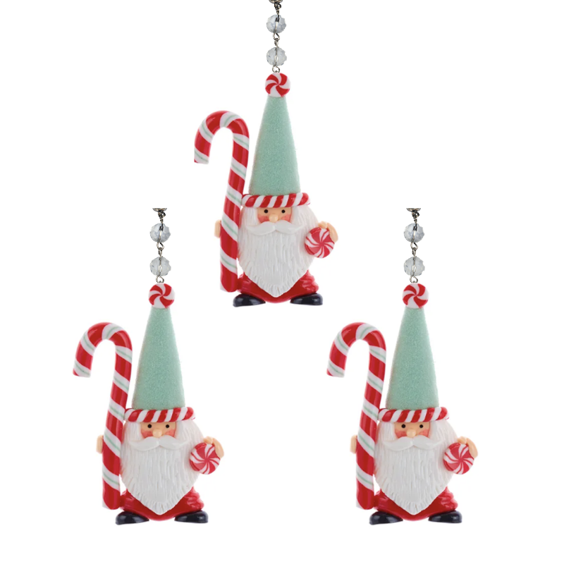 HOLIDAY GNOME (Set/3) MAGNETIC CHANDELIER ORNAMENT