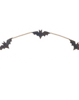 12" BLACK BAT CHANDELIER GARLAND (Set/3)