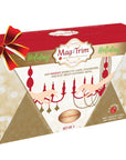 GLITTER RED/GOLD SLEIGH (Set/3) MAGNETIC CHANDELIER ORNAMENT - MagTrim Designs LLC