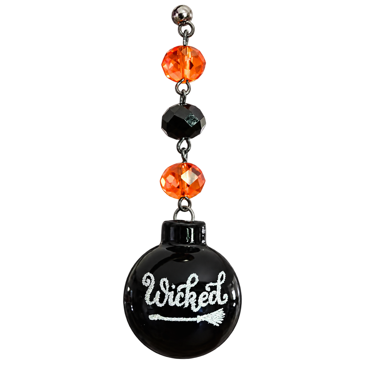 2" MINI HALLOWEEN BALL ORNAMENT (SET/3)– WICKED