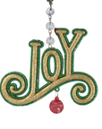 GREEN/GOLD JOY (Set/3) MAGNETIC CHANDELIER ORNAMENT