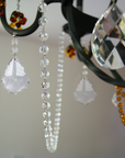 HOLIDAY CHANDELIER MAKEOVER KIT - (3) Crystal Star + (3) 12" Clear Crystal Garland