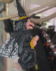 GERDY THE WITCH (Set/3) or (Set/1) MAGNETIC HALLOWEEN CHANDELIER ORNAMENT