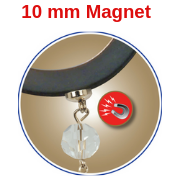 *10 mm Chandelier Magnetic Ornament Hanger - Set/1 MagTrim Designs LLC 