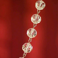 COMPLETE CHANDELIER MAKEOVER KIT - 9" Clear Almond - Magnetic Chandelier Crystals (6 Piece Kit)