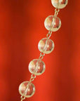 12" CLEAR GLASS BEAD MAGNETIC CHANDELIER GARLAND (Set/3) - MagTrim Designs LLC