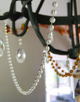 12" CLEAR GLASS BEAD MAGNETIC CHANDELIER GARLAND (Set/3) - MagTrim Designs LLC