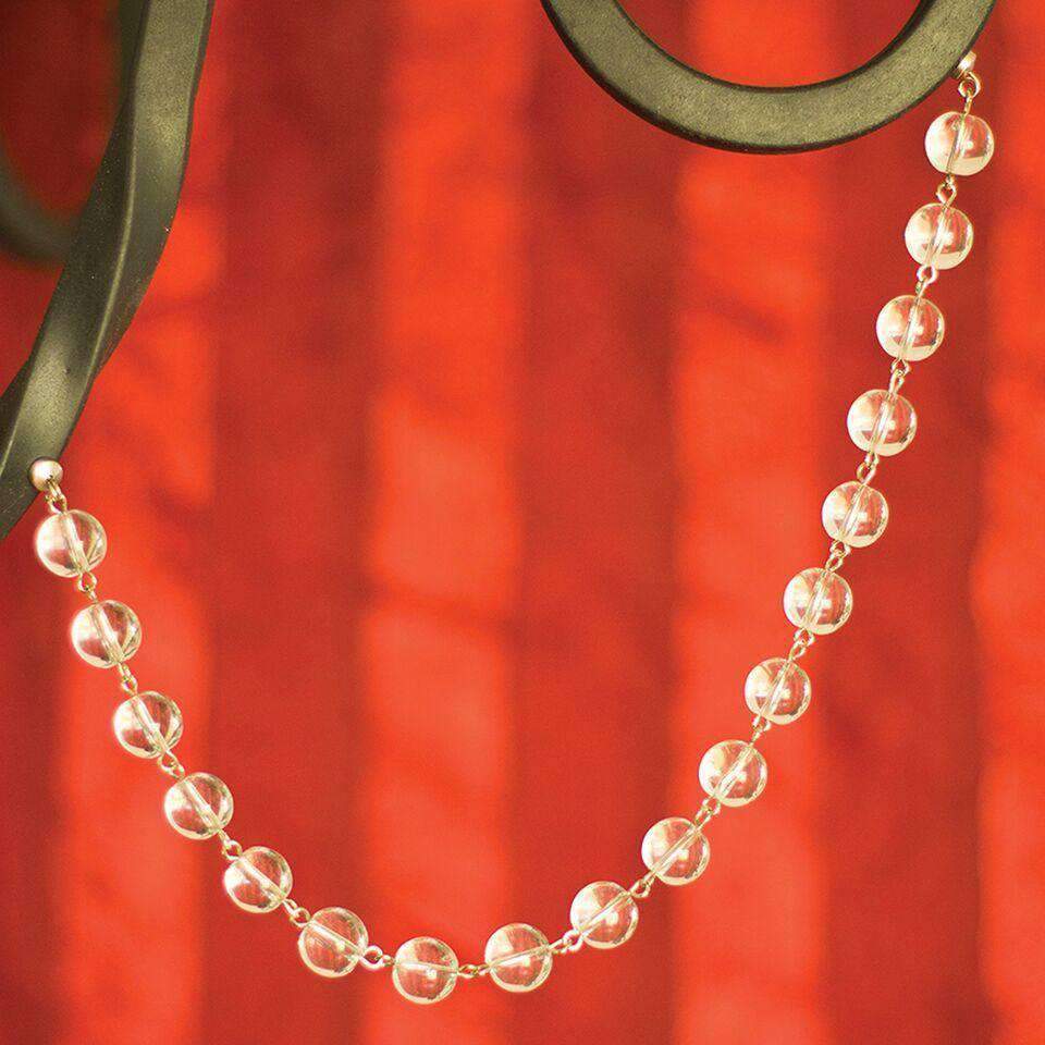 12" CLEAR GLASS BEAD MAGNETIC CHANDELIER GARLAND (Set/3) - MagTrim Designs LLC