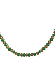 12" Crystal Garland - Green/Gold (Set of 3) Magnetic Chandelier Crystal TrimKit® - MagTrim Designs LLC