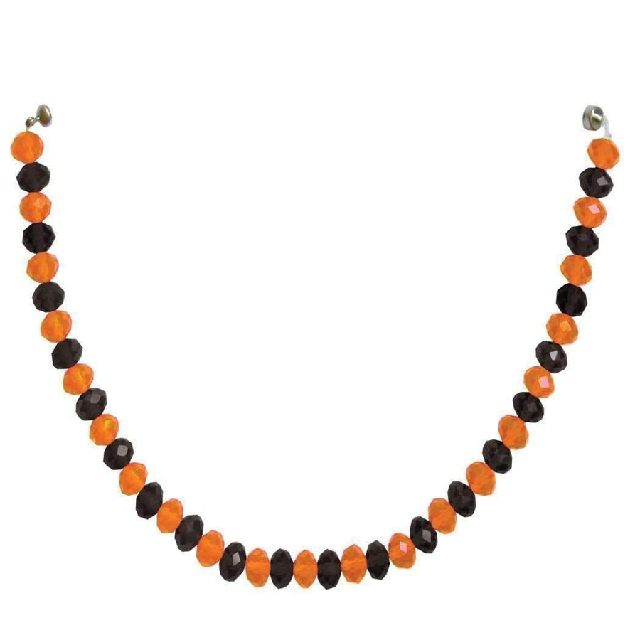 12" Crystal Garland - Orange/Black (Set of 3) Magnetic Chandelier Crystal TrimKit® - MagTrim Designs LLC