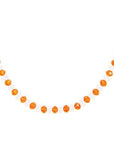 12" Crystal Garland - Orange/White (Set of 3) Magnetic Chandelier Crystal TrimKit® - MagTrim Designs LLC